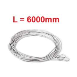 Cable 3mm, kit pareja, 6x19...